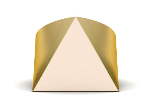 Triangular Pyramid Shape Champions Ring 3D Baskı Modeli