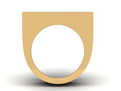 Anillo de campeones con forma de pir&aacute;mide triangular Modelo de impresión 3D