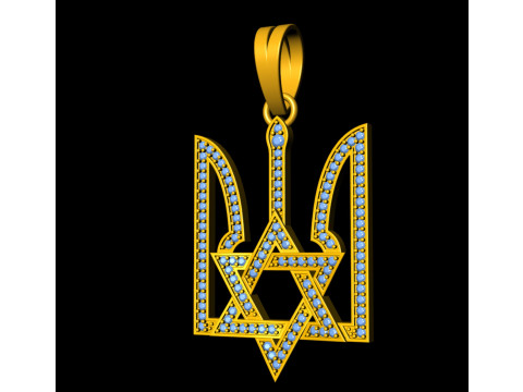 Star Sield Signet Pendant 3D 프린트 모델