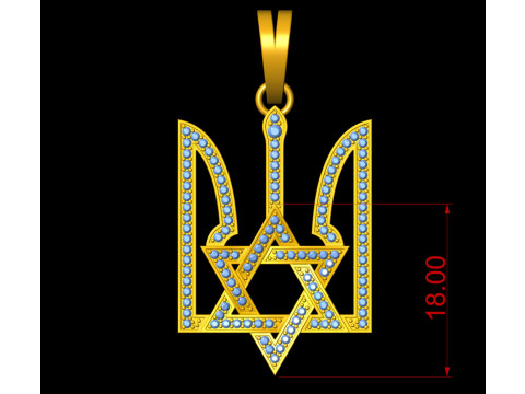 Star Sield Signet Pendant 3D 프린트 모델
