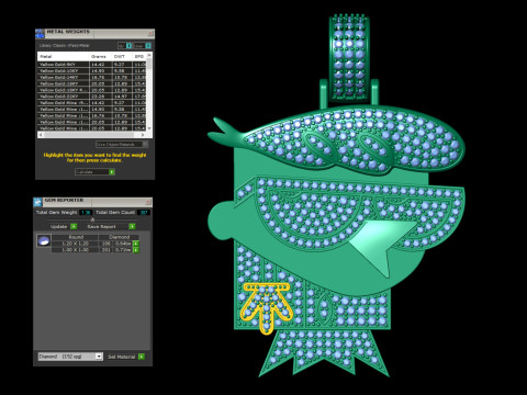 Dextor Cartoon Hiphop Pendant 3D-Druckmodell