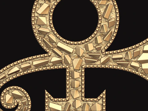 Eye of Horus Ankh Cross Nugget Pendant 3D Print Model