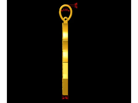 Eye of Horus Ankh Cross Nugget Pendant 3D Print Model