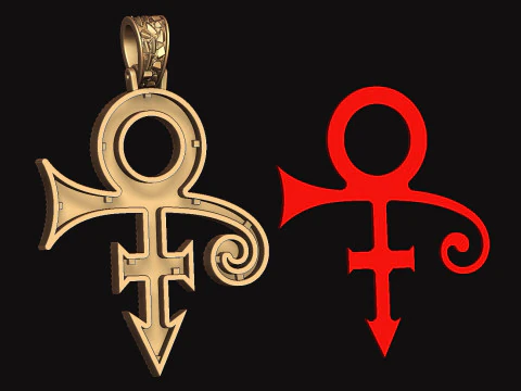 Eye of Horus Ankh Cross Nugget Pendant 3D Print Model