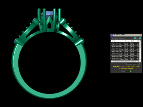 Bridal Ring 001 3D-Druckmodell