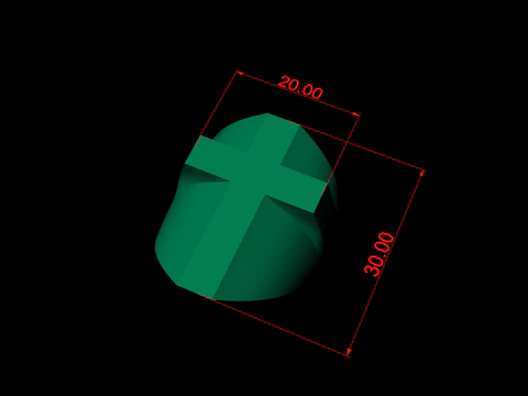 Plain Gold Jesus Plus Cross Ring 3D Print Model