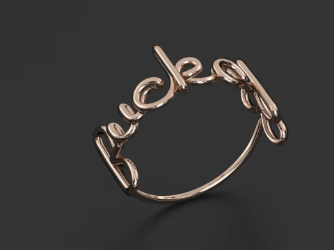 ANEL INICIAL FUKOFF Modelo de Impressão 3D