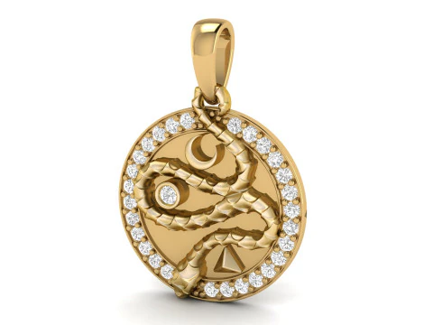 Foundrae Wholeness Medallion 3D Print Model