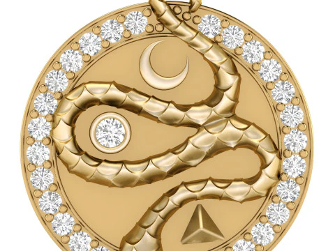Foundrae Wholeness Medallion 3D Print Model