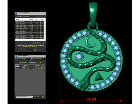 Foundrae Wholeness Medallion 3D Print Model