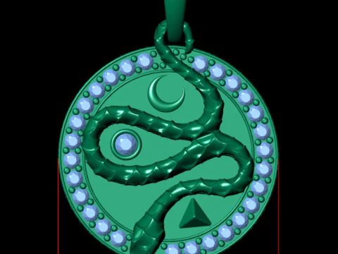 Foundrae Wholeness Medallion 3D Print Model