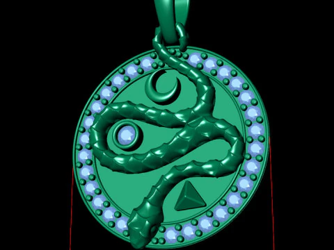 Foundrae Wholeness Medallion 3D Print Model
