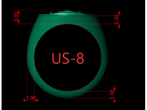 Gold Face Clock Ring 3D printmodel