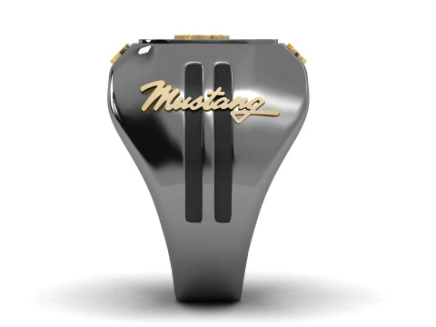 Diamond Car Model Ring 3D Print Model