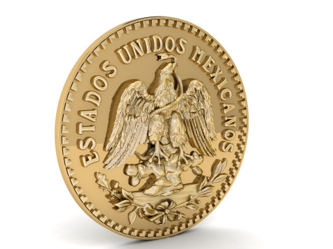 Golden eagle of the Mexican Coat of Arms Modelo de impresión 3D