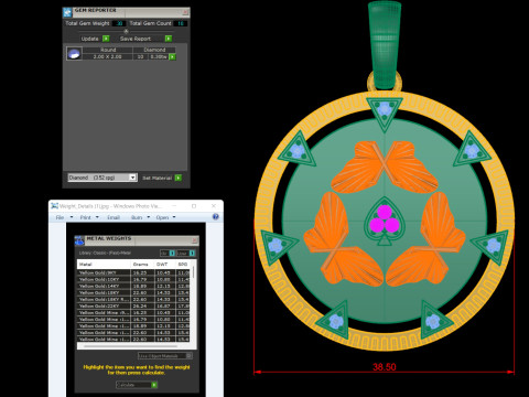 Foundrae Medallion Modelo de Impressão 3D