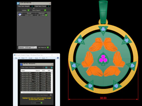 Foundrae Medallion 3D Print Model
