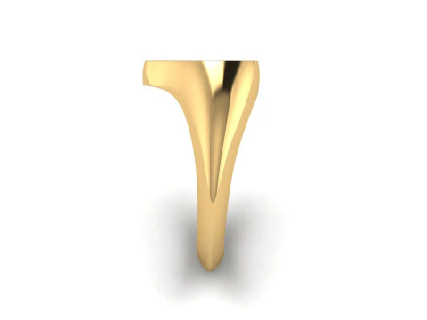 Heart Enamel Ring 3D Print Model