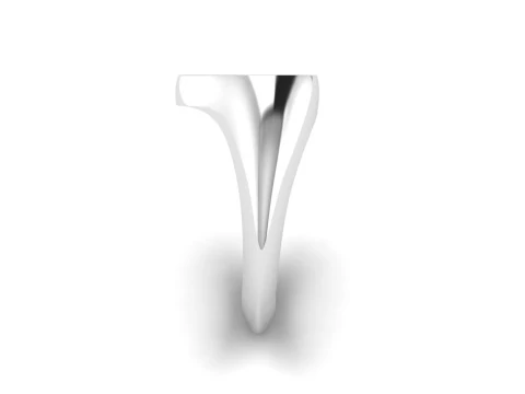 Heart Enamel Ring 3D Print Model