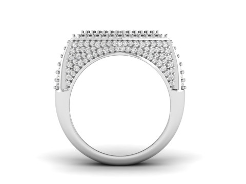 Hexagonal Shape Champions Diamond Ring 3D print model 3D Print Model