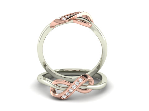 Infinity Band Ring 3D Print Model
