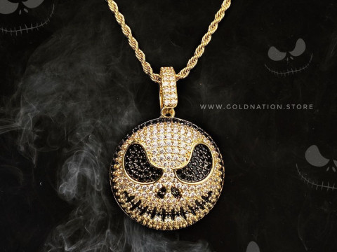 Halloween Pumpkin Hell Face Pendant Modèles 3D en vedette