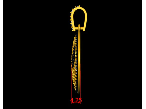 Halloween Pumpkin Hell Face Pendant 3D Print Model