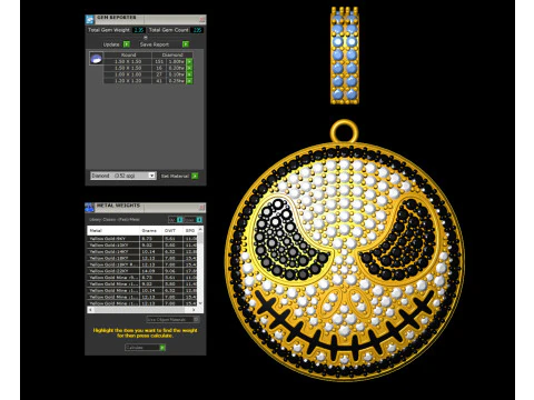 Halloween Pumpkin Hell Face Pendant 3D Print Model