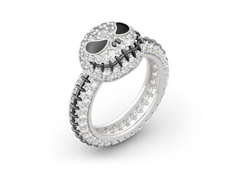 Anel de abóbora de Halloween Modelo de Impressão 3D