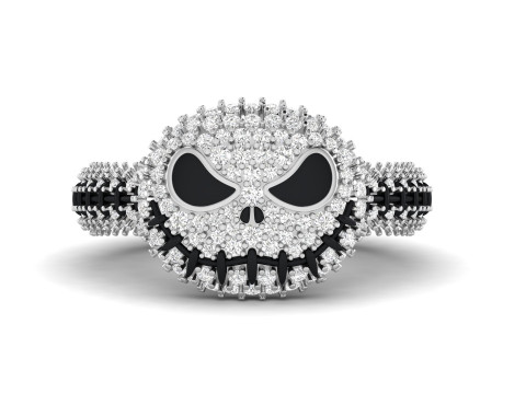 Halloween Pumpkin Ring Modèles 3D en vedette