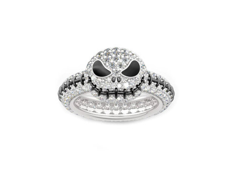 Halloween Pumpkin Ring Modèles 3D en vedette