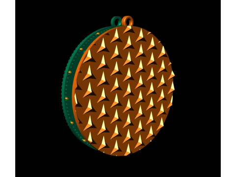 Mercedes Gents Kolye 3D baskı modeli 3D Baskı Modeli