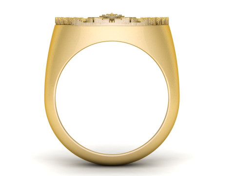 Mayan Calendar Ring 3D प्रिंट मॉडल