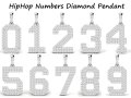 HipHop Numbers Diamond Pendant 3D Print Model