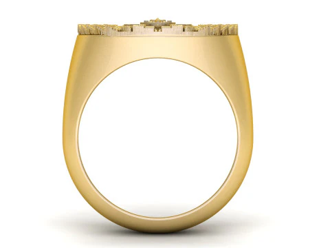 Mayan Calendar Ring 3D Print Model