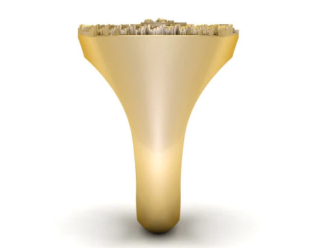 Mayan Calendar Ring 3D Print Model