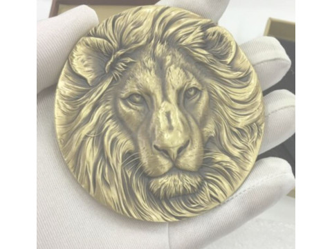 LION CNC COIN 3D print model 3D-printmodel