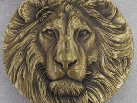 LION CNC COIN 3D print model 3D-printmodel