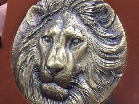 LION CNC COIN 3D print model 3D-printmodel