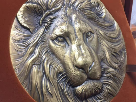 LION CNC COIN 3D print model 3D-printmodel