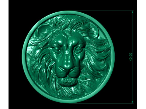 LION CNC COIN 3D print model 3D Print Model