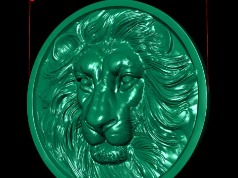 LION CNC COIN 3D print model 3D Print Model