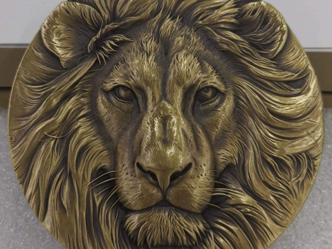 LION CNC COIN 3D print model 3D-printmodel