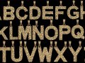A to Z 26 Letters Nugget Pendant Collection 3D Print Model