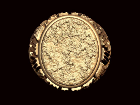 New Style Nugget Ring 3D Print Model