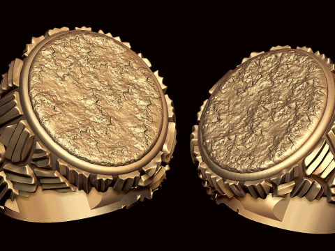 New Style Nugget Ring 3D Print Model