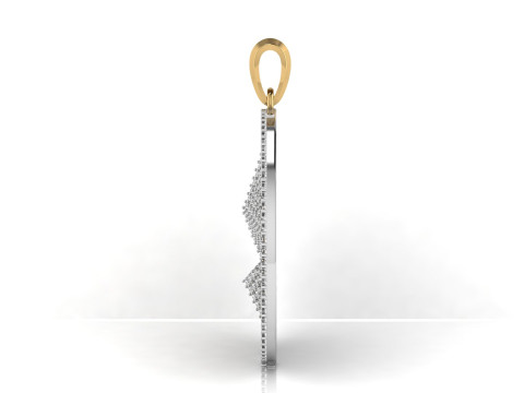 Diamond Ethereum Coin Pendant 3D Print Model
