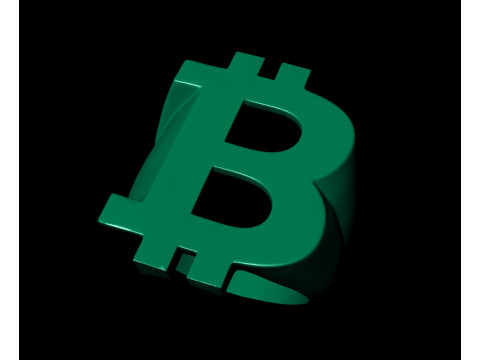 Bitcoin Gents Signet Ring 3D 打印模型