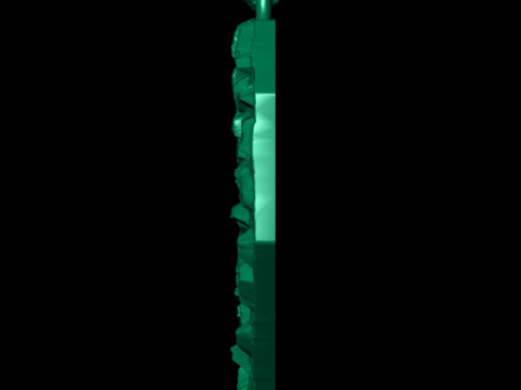 Plain Gold Nugget Number 2 3D-printmodel