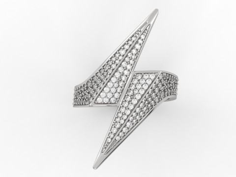 Bolt Lightning Sign Ring 3D प्रिंट मॉडल
